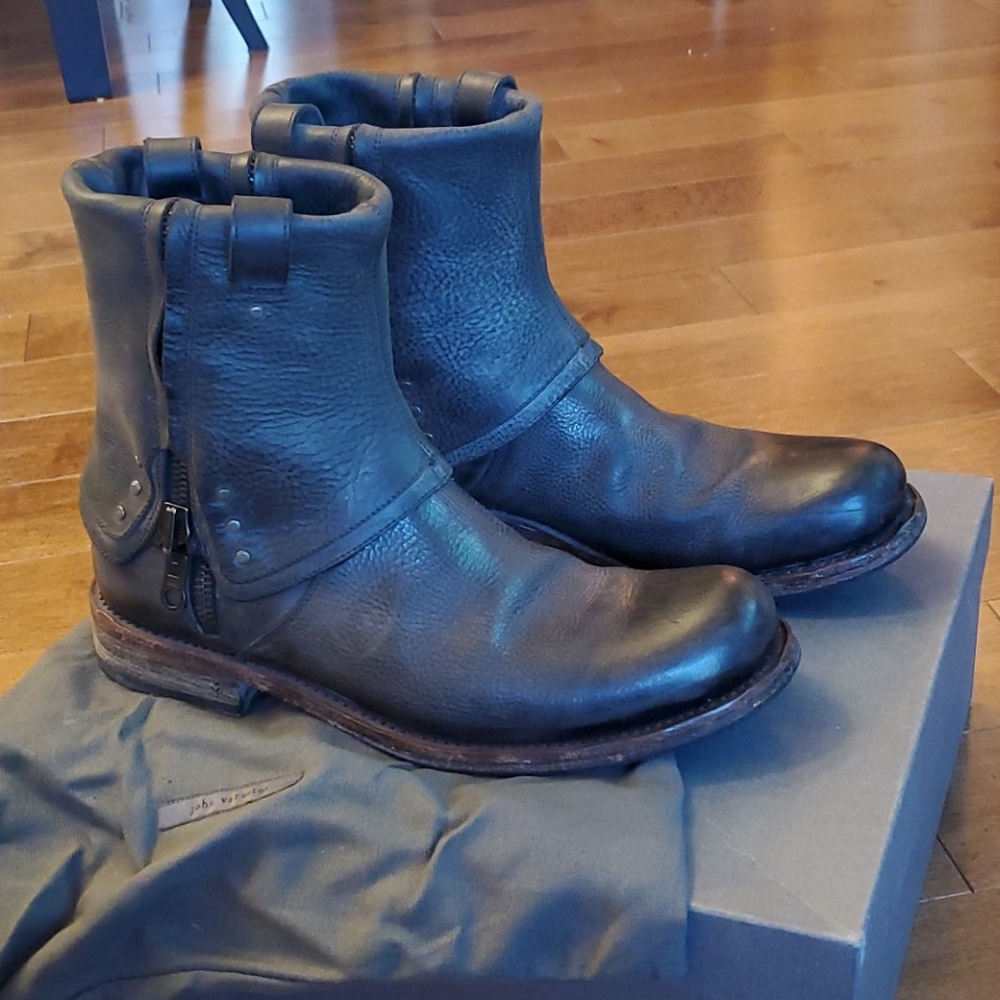 🔥John Varvatos Brixton Pull-Over Zip Boot